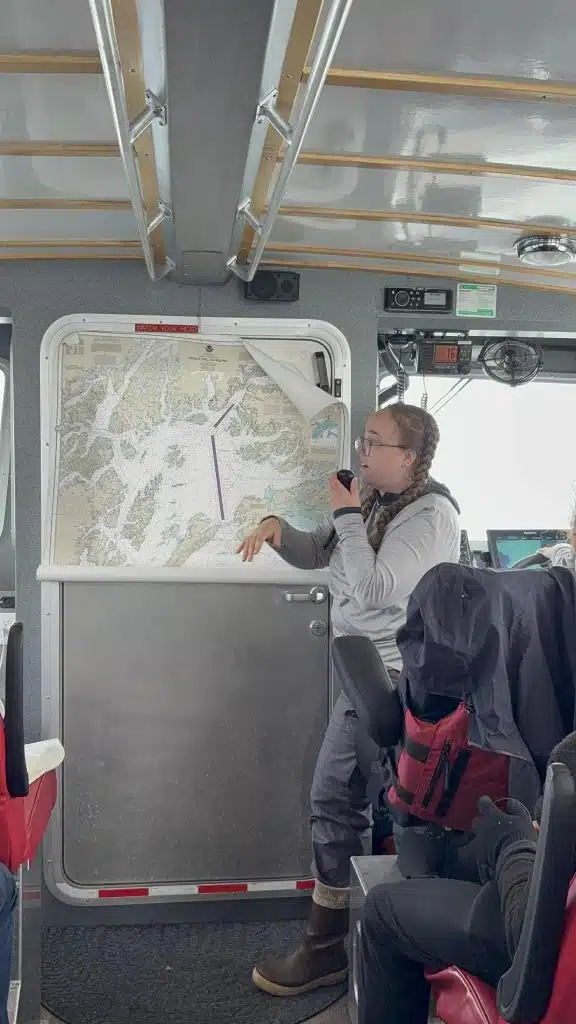 Expert naturalist on small boat tours in prince William sound alaska . learn about alaska
